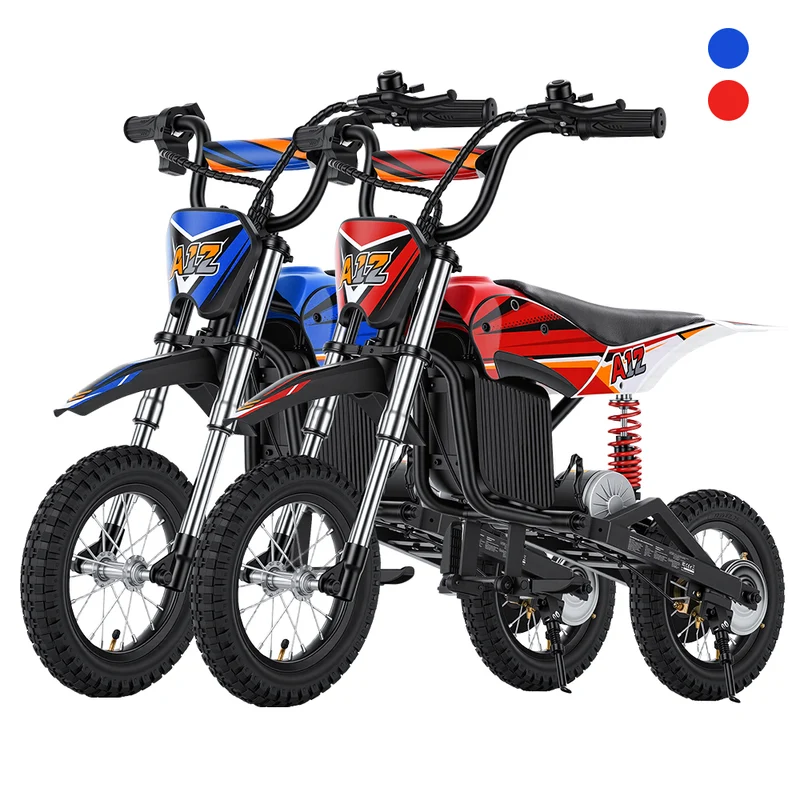 A12 Kinder Elektro Dirt Bike 350W Mit Vollfederung