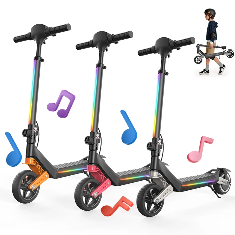 K6 Kinder E-Scooter mit Doppelfederung